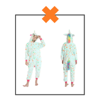 Onesie unicorn mint sterren